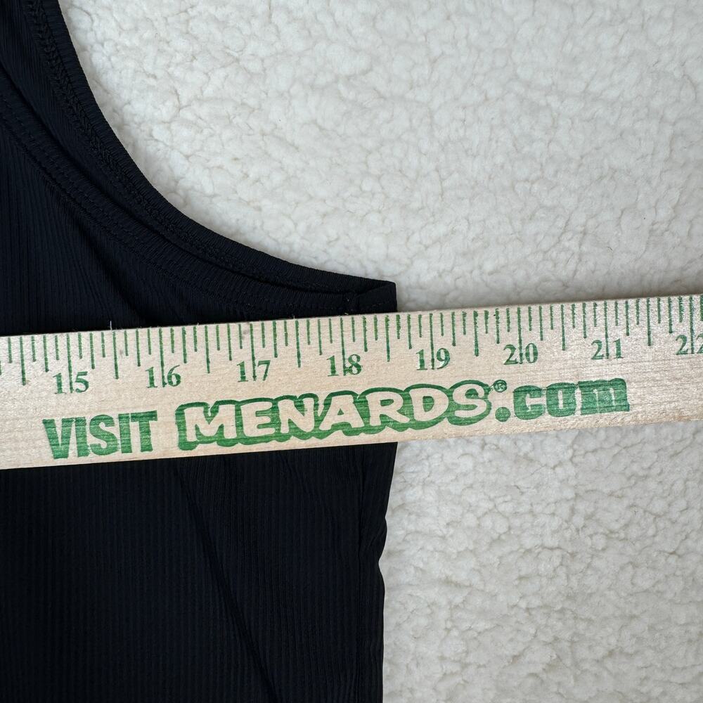 ZYIA Ribbed Tank Top Sleeveless Activewear Casual Fitness Yoga‎ Neutral Workout - Picture 4 of 5